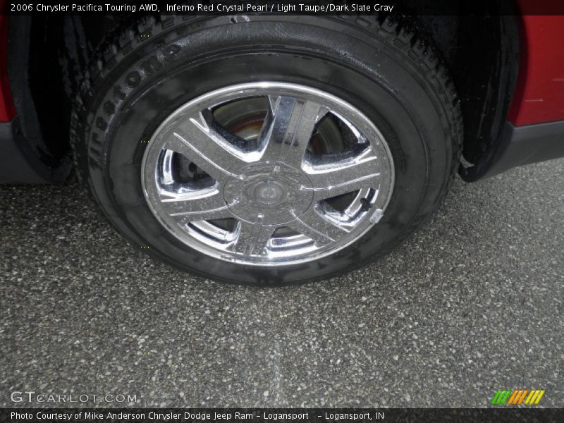 Inferno Red Crystal Pearl / Light Taupe/Dark Slate Gray 2006 Chrysler Pacifica Touring AWD