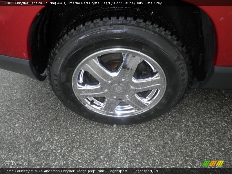 Inferno Red Crystal Pearl / Light Taupe/Dark Slate Gray 2006 Chrysler Pacifica Touring AWD