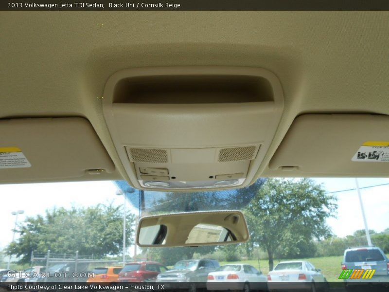 Black Uni / Cornsilk Beige 2013 Volkswagen Jetta TDI Sedan