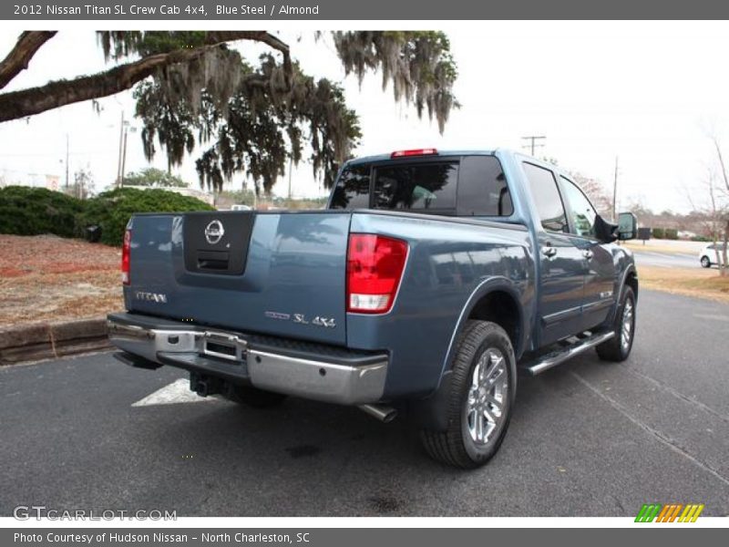 Blue Steel / Almond 2012 Nissan Titan SL Crew Cab 4x4