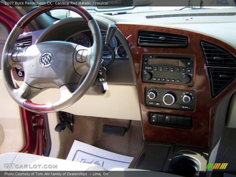 Cardinal Red Metallic / Neutral 2007 Buick Rendezvous CX