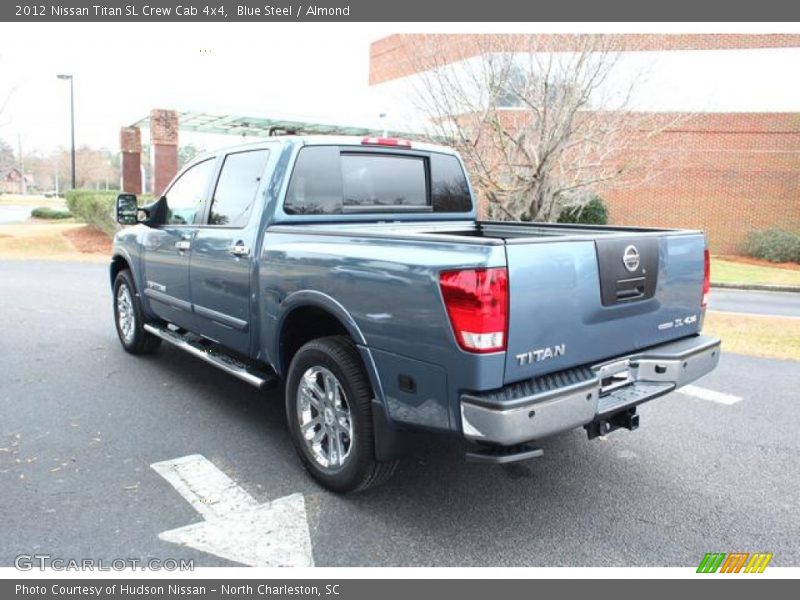 Blue Steel / Almond 2012 Nissan Titan SL Crew Cab 4x4