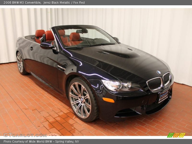 Jerez Black Metallic / Fox Red 2008 BMW M3 Convertible