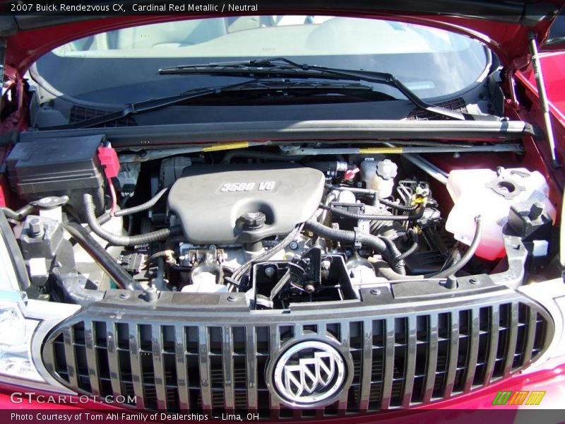 Cardinal Red Metallic / Neutral 2007 Buick Rendezvous CX