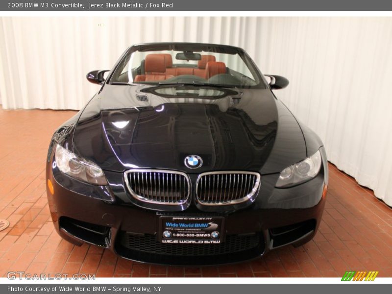 Jerez Black Metallic / Fox Red 2008 BMW M3 Convertible