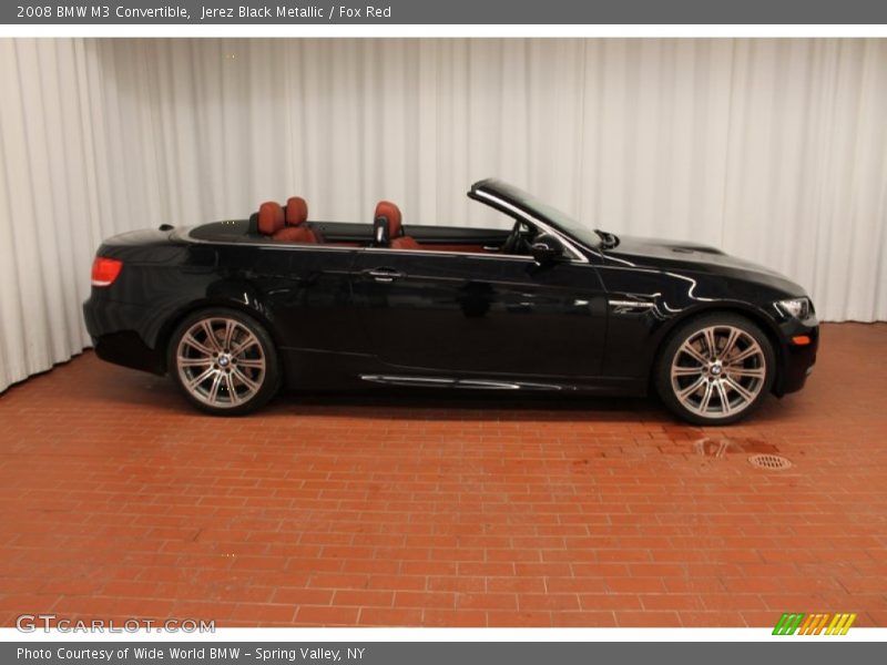 Jerez Black Metallic / Fox Red 2008 BMW M3 Convertible