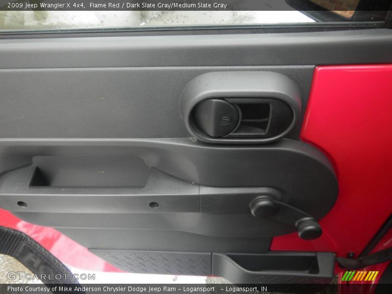 Flame Red / Dark Slate Gray/Medium Slate Gray 2009 Jeep Wrangler X 4x4