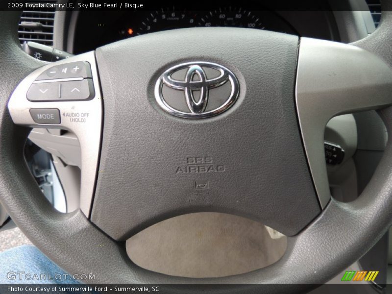 Sky Blue Pearl / Bisque 2009 Toyota Camry LE