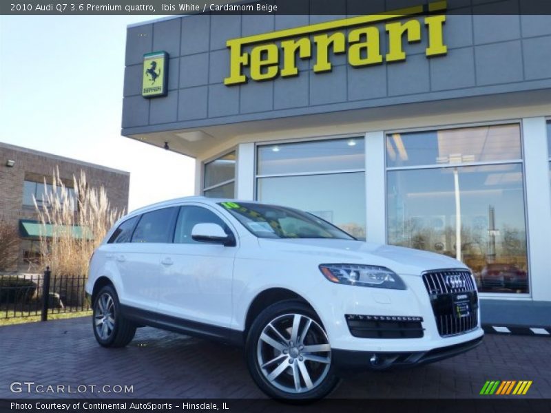 Ibis White / Cardamom Beige 2010 Audi Q7 3.6 Premium quattro