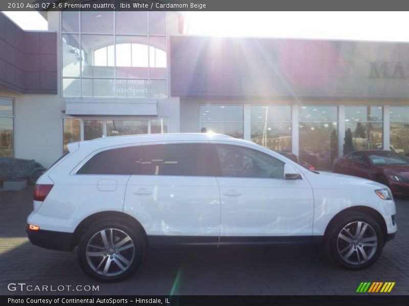 Ibis White / Cardamom Beige 2010 Audi Q7 3.6 Premium quattro