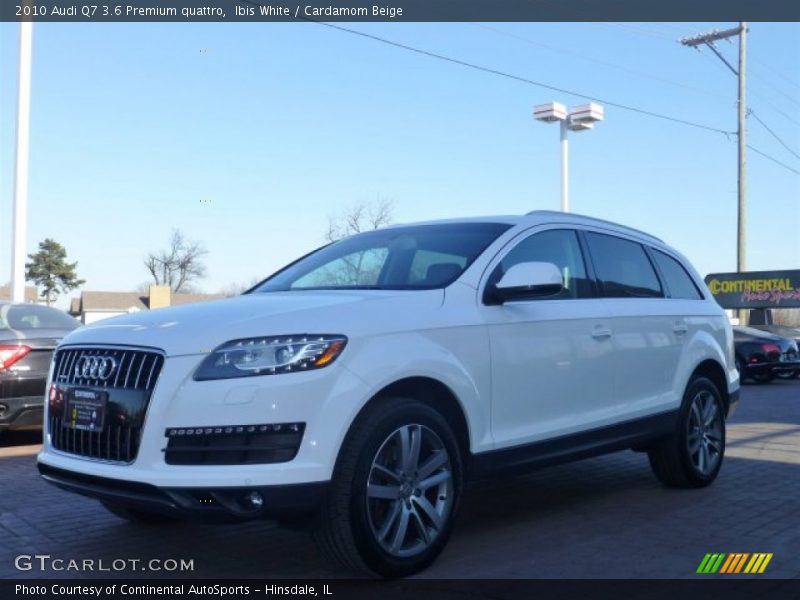 Ibis White / Cardamom Beige 2010 Audi Q7 3.6 Premium quattro