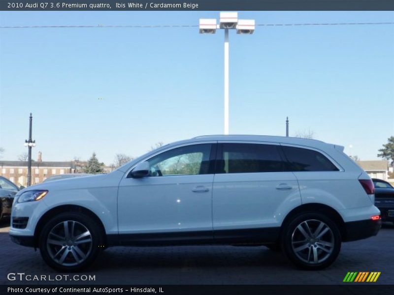 Ibis White / Cardamom Beige 2010 Audi Q7 3.6 Premium quattro
