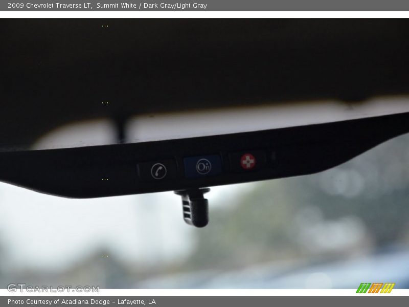 Summit White / Dark Gray/Light Gray 2009 Chevrolet Traverse LT