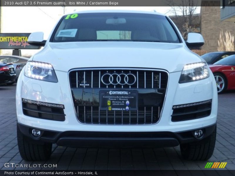 Ibis White / Cardamom Beige 2010 Audi Q7 3.6 Premium quattro