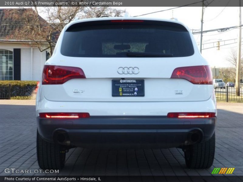 Ibis White / Cardamom Beige 2010 Audi Q7 3.6 Premium quattro