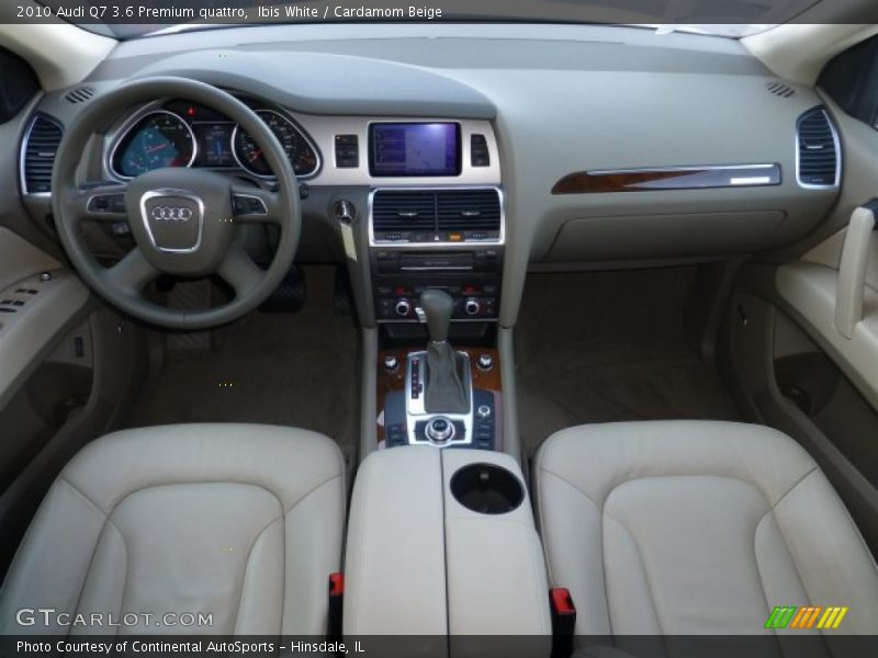 Ibis White / Cardamom Beige 2010 Audi Q7 3.6 Premium quattro