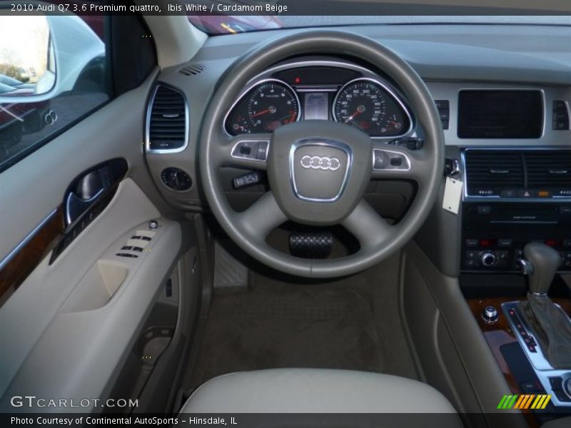 Ibis White / Cardamom Beige 2010 Audi Q7 3.6 Premium quattro