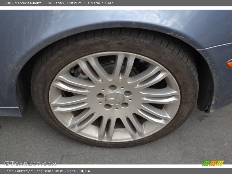 Platinum Blue Metallic / Ash 2007 Mercedes-Benz E 350 Sedan