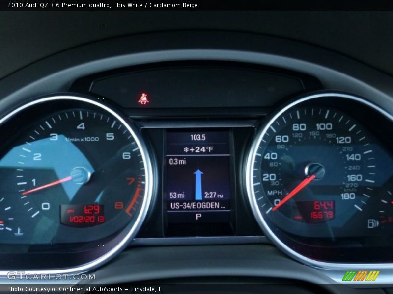 Ibis White / Cardamom Beige 2010 Audi Q7 3.6 Premium quattro