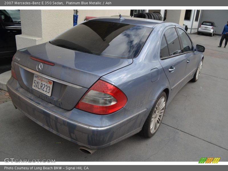Platinum Blue Metallic / Ash 2007 Mercedes-Benz E 350 Sedan