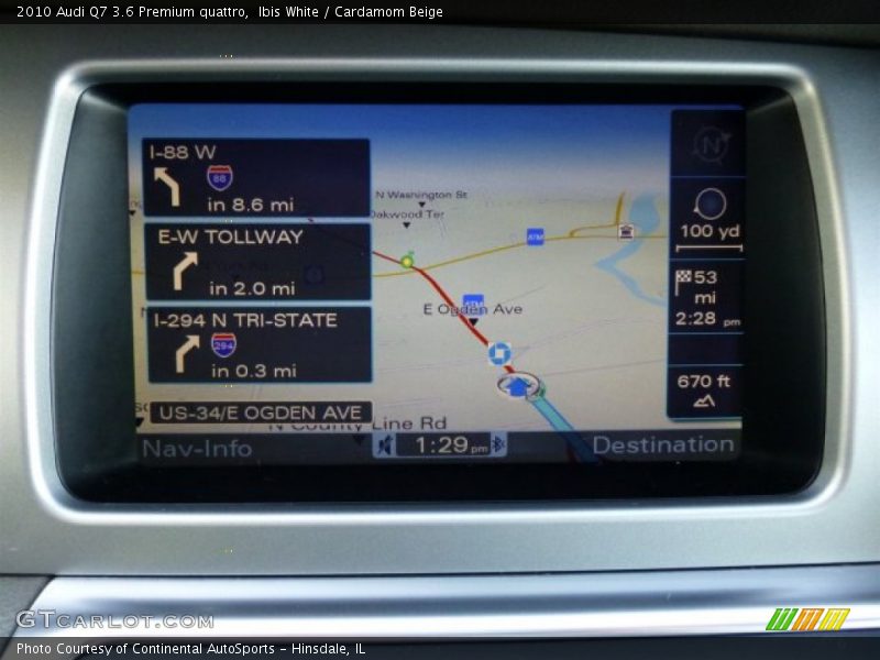 Ibis White / Cardamom Beige 2010 Audi Q7 3.6 Premium quattro