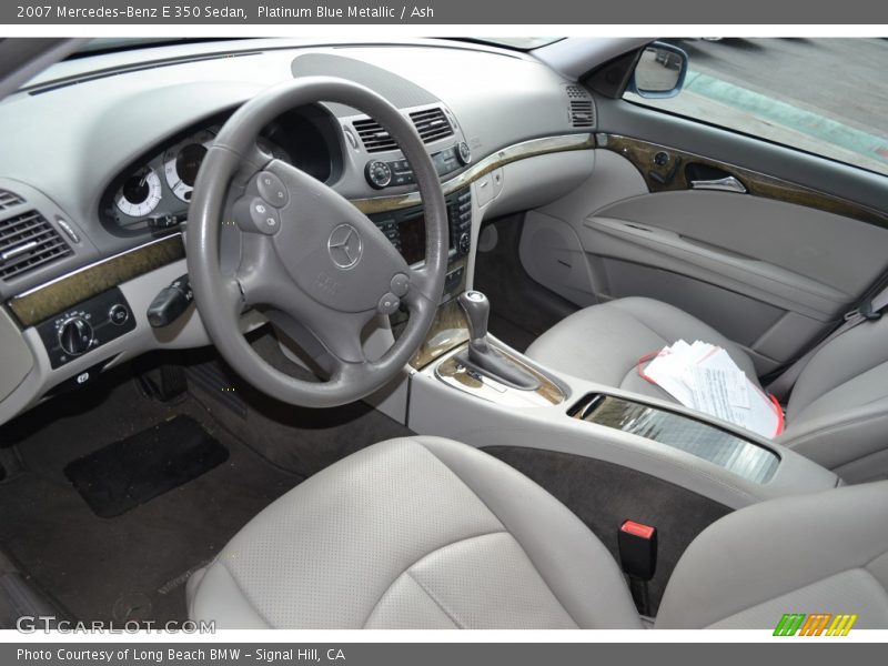 Platinum Blue Metallic / Ash 2007 Mercedes-Benz E 350 Sedan