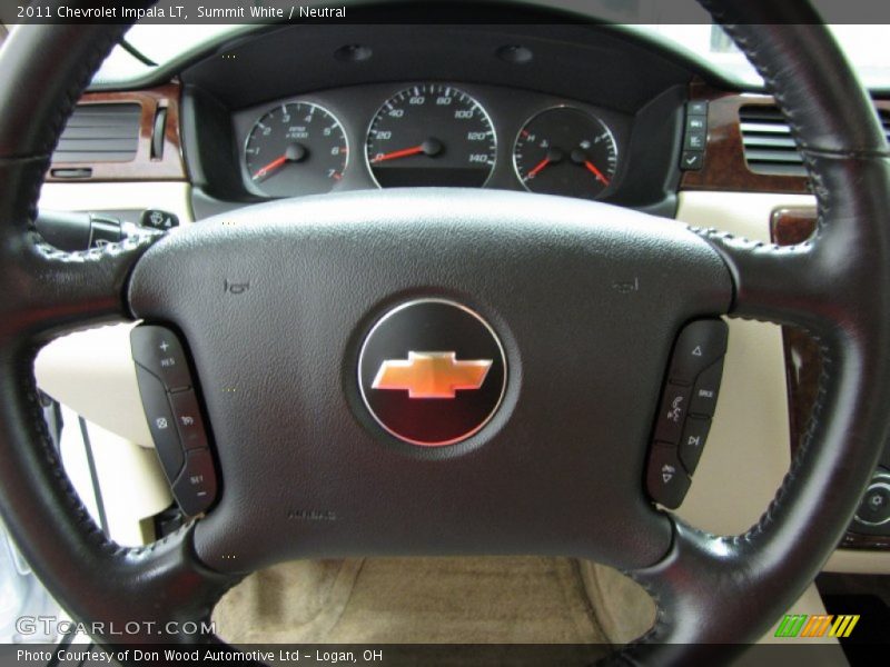 Summit White / Neutral 2011 Chevrolet Impala LT