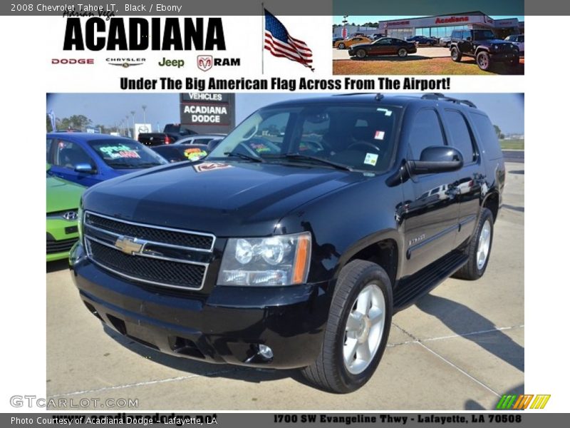 Black / Ebony 2008 Chevrolet Tahoe LT