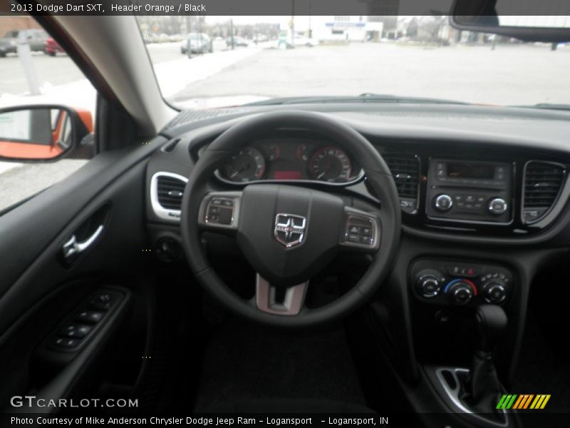Header Orange / Black 2013 Dodge Dart SXT