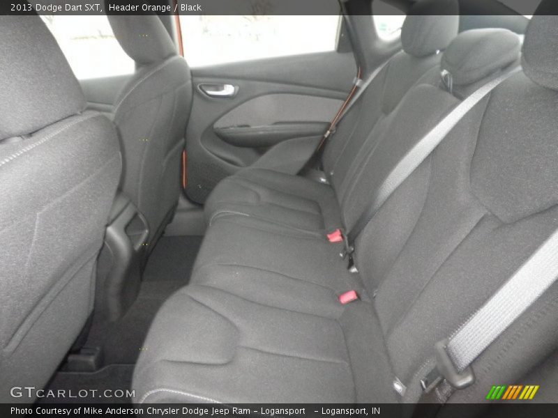 Rear Seat of 2013 Dart SXT