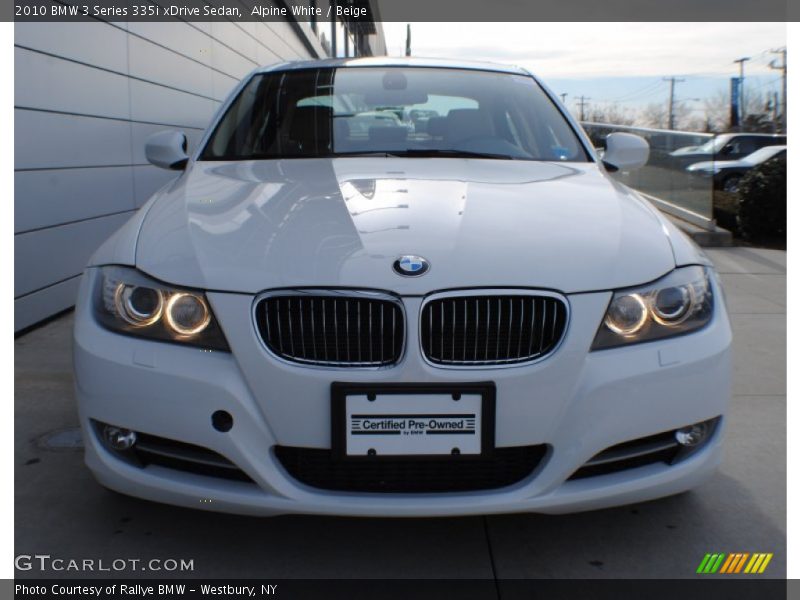 Alpine White / Beige 2010 BMW 3 Series 335i xDrive Sedan
