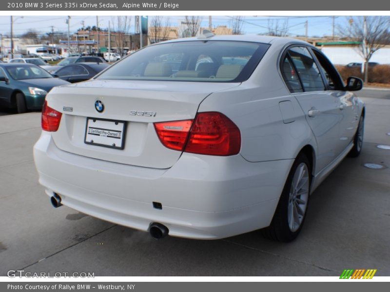 Alpine White / Beige 2010 BMW 3 Series 335i xDrive Sedan