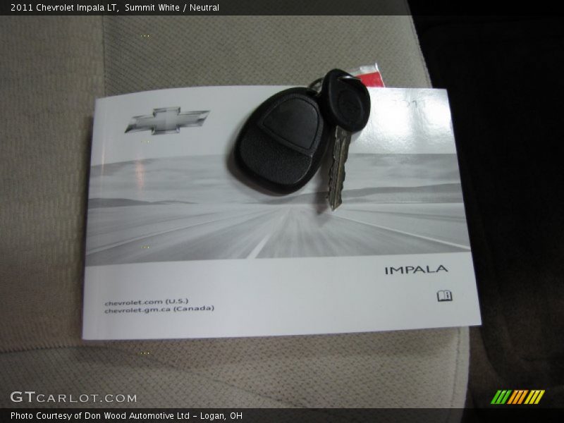 Summit White / Neutral 2011 Chevrolet Impala LT
