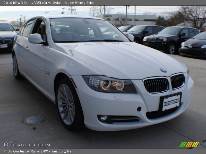 Alpine White / Beige 2010 BMW 3 Series 335i xDrive Sedan