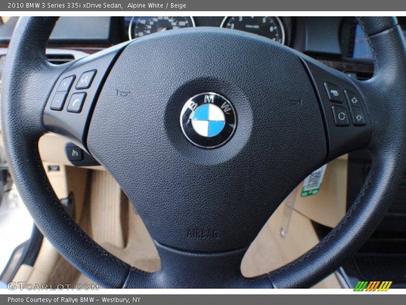 Alpine White / Beige 2010 BMW 3 Series 335i xDrive Sedan