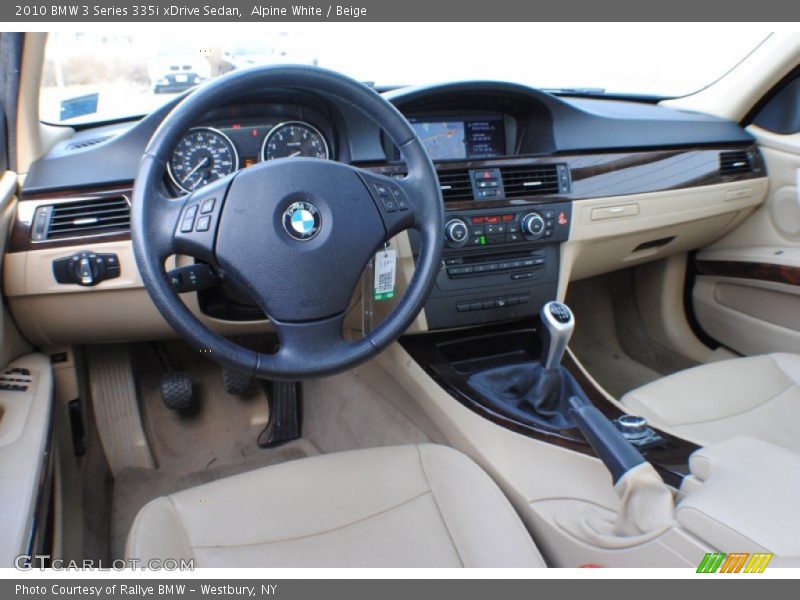 Alpine White / Beige 2010 BMW 3 Series 335i xDrive Sedan