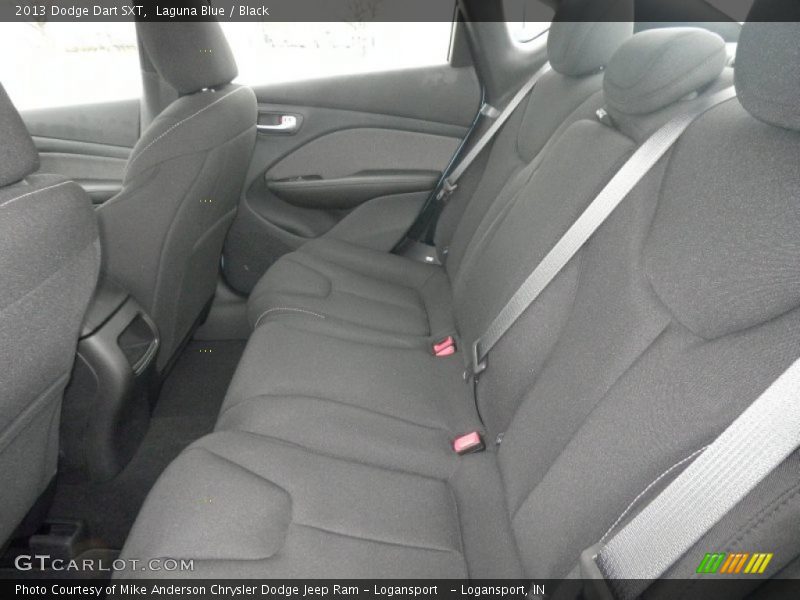 Rear Seat of 2013 Dart SXT