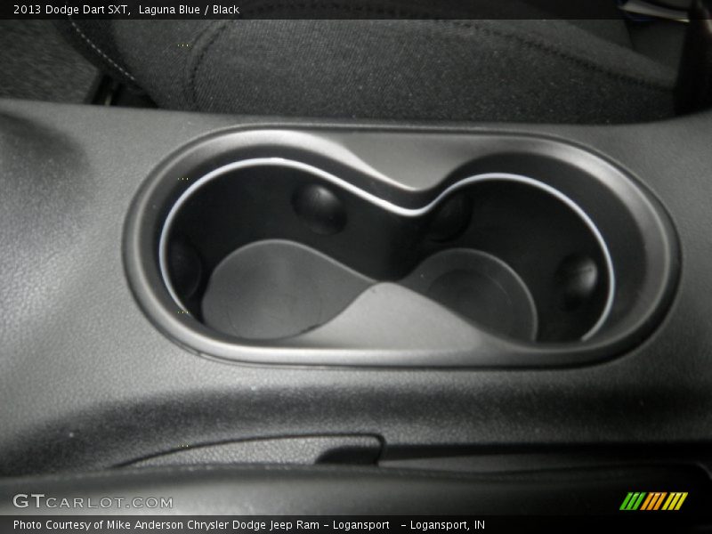 Laguna Blue / Black 2013 Dodge Dart SXT