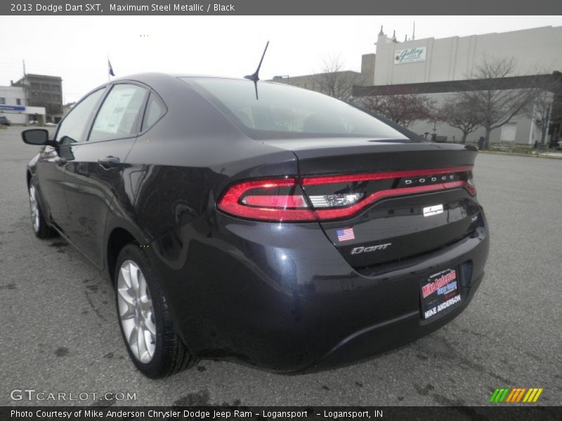 Maximum Steel Metallic / Black 2013 Dodge Dart SXT