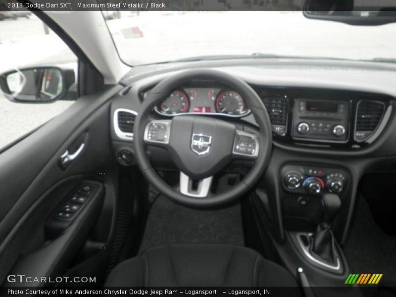 Maximum Steel Metallic / Black 2013 Dodge Dart SXT