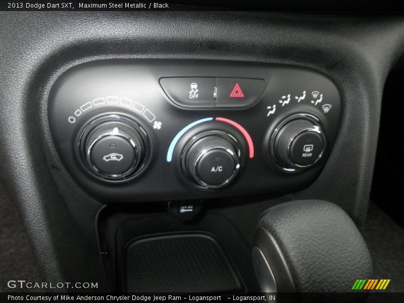 Controls of 2013 Dart SXT