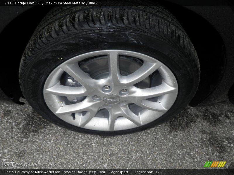 Maximum Steel Metallic / Black 2013 Dodge Dart SXT