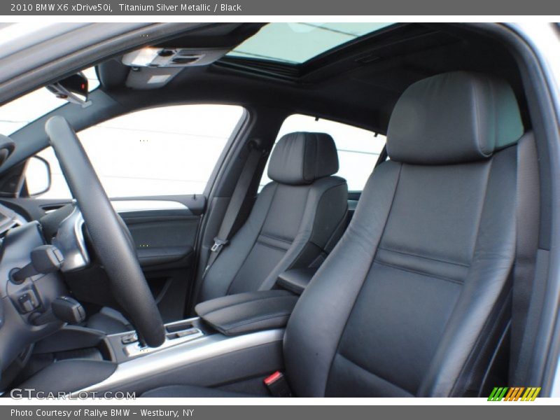 Titanium Silver Metallic / Black 2010 BMW X6 xDrive50i