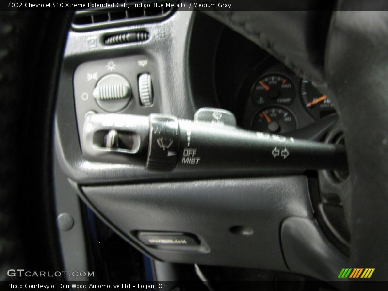 Indigo Blue Metallic / Medium Gray 2002 Chevrolet S10 Xtreme Extended Cab