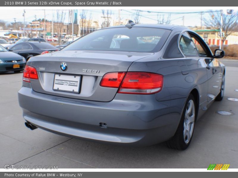 Space Gray Metallic / Black 2010 BMW 3 Series 328i xDrive Coupe