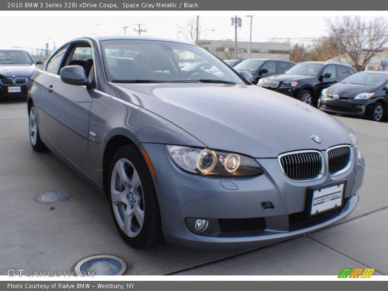 Space Gray Metallic / Black 2010 BMW 3 Series 328i xDrive Coupe