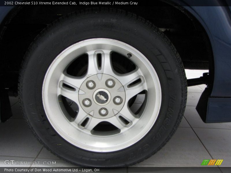 Indigo Blue Metallic / Medium Gray 2002 Chevrolet S10 Xtreme Extended Cab