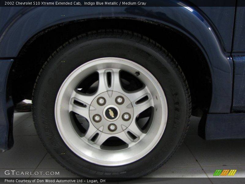 Indigo Blue Metallic / Medium Gray 2002 Chevrolet S10 Xtreme Extended Cab