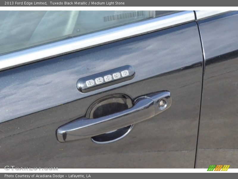 Tuxedo Black Metallic / Medium Light Stone 2013 Ford Edge Limited