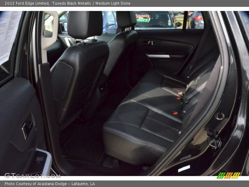 Tuxedo Black Metallic / Medium Light Stone 2013 Ford Edge Limited
